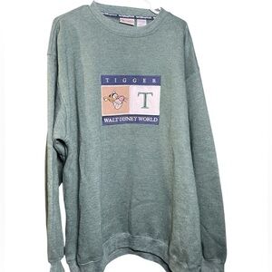 Disney vintage Green Tigger  Sweatshirt men’s  XXL